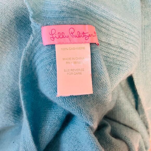 Lilly Pulitzer Cashmere Poncho - Picture 5 of 7